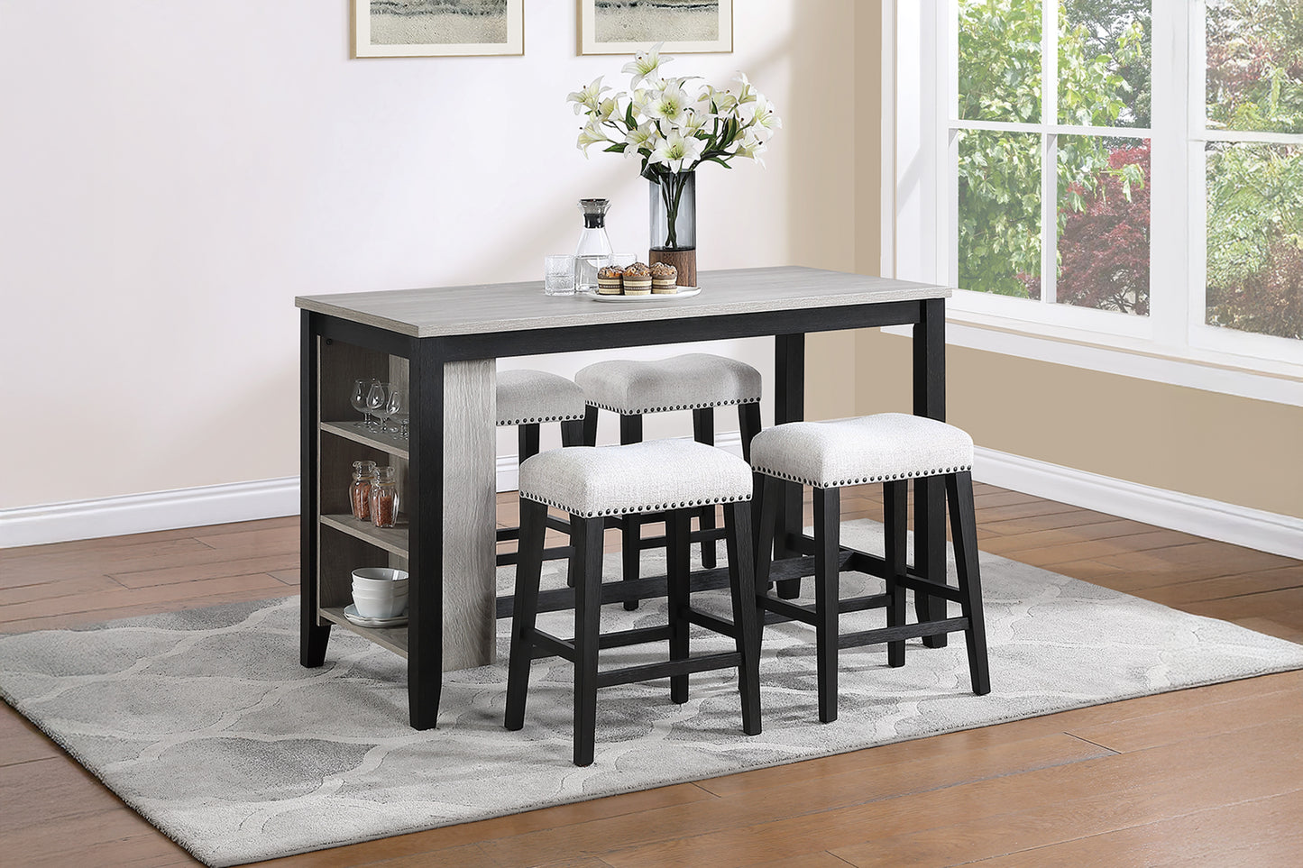5-Piece Counter Height Set image 1