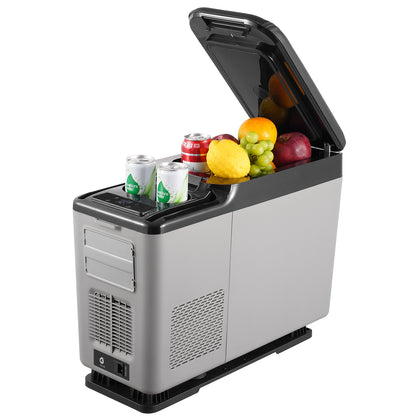 Car Refrigerator, 12 Volt Car Armrest Refrigerator Fridge, 15 L Single Zone Portable Freezer, -4℉-68℉ Adjustable Range, 12/24V DC and 100-240V AC Compressor Cooler for Outdoor, Camping image 3