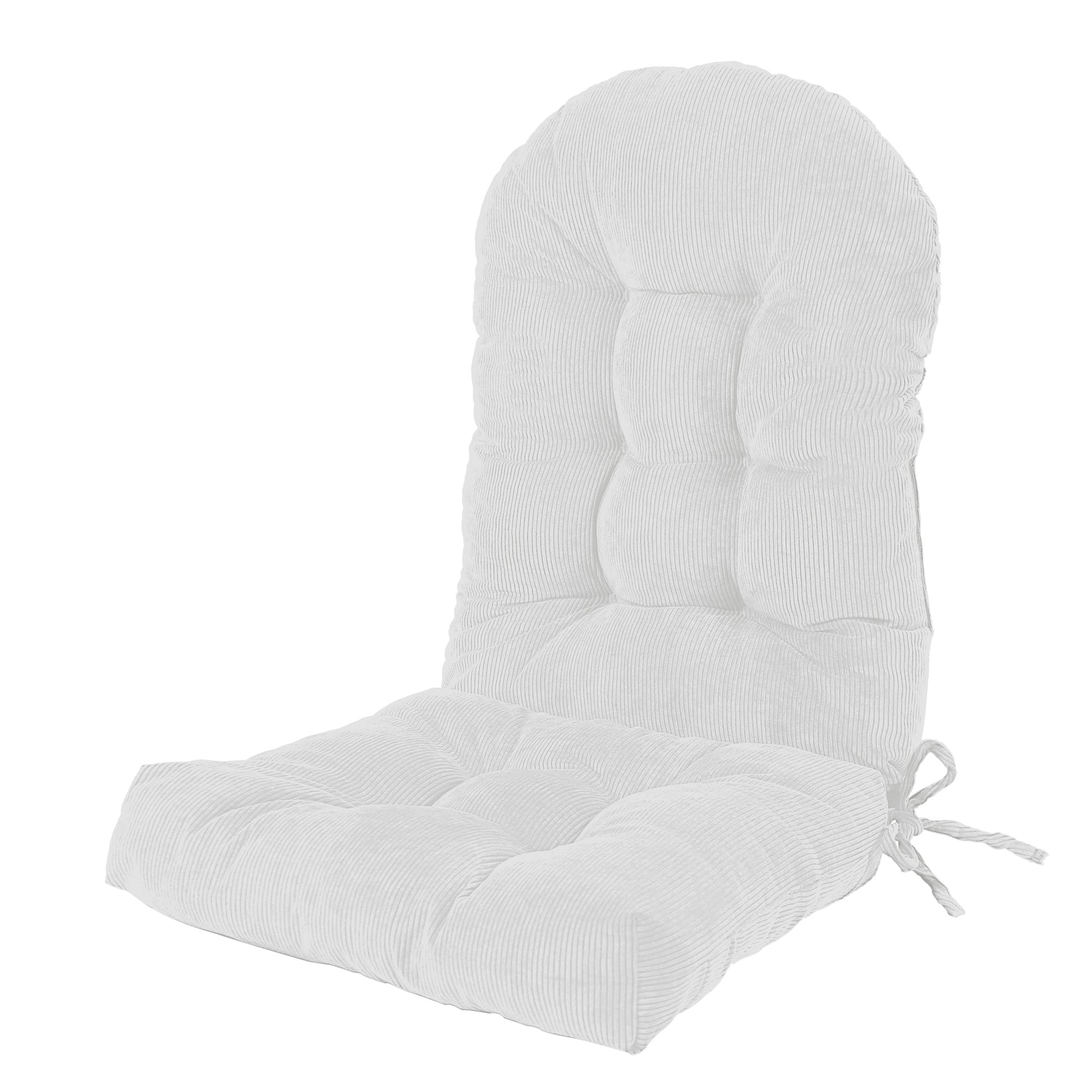 UV Resistant Indoor/Outdoor Chair Cushion - Waterproof Rocking & Adirondack Seat Pad with Elastic Back + 2 Anti-Slip Ties, Fade-Proof Design image 10