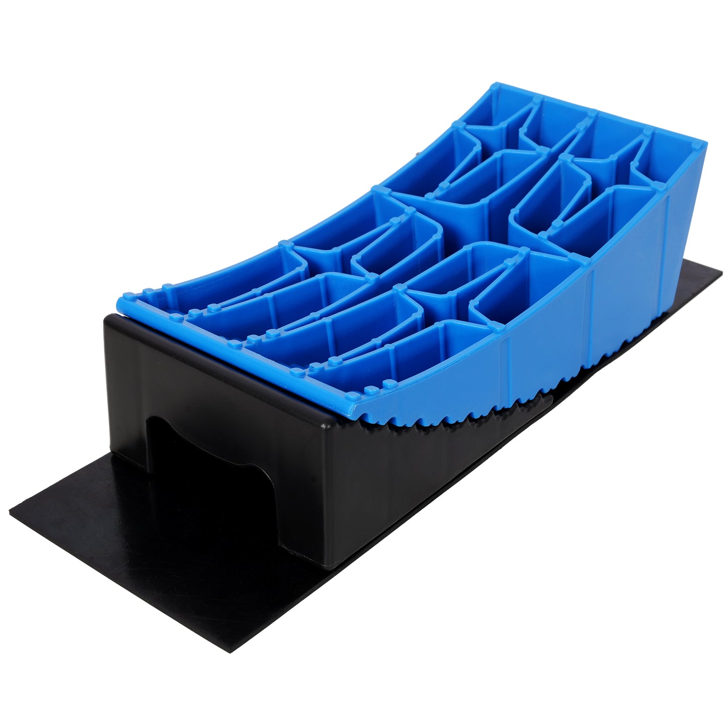 RV Leveling Blocks Kit - 8-Piece Curved RV Wheel Levelers with Chocks, Rubber Mats & Storage Bag, Camper Stabilizer Leveling System for Travel Trailer, Motorhome, Camper image 3