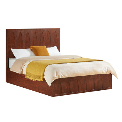 Dekuch queen bed frame wood slat support system