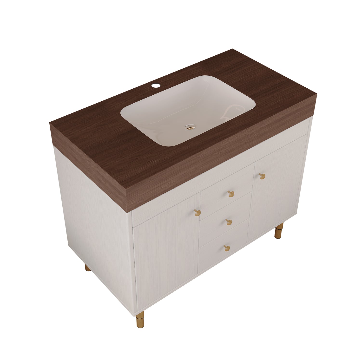 36 in Modern Free-standing Bathroom Vanity with Ceramic Sink & Ample Storage image 9