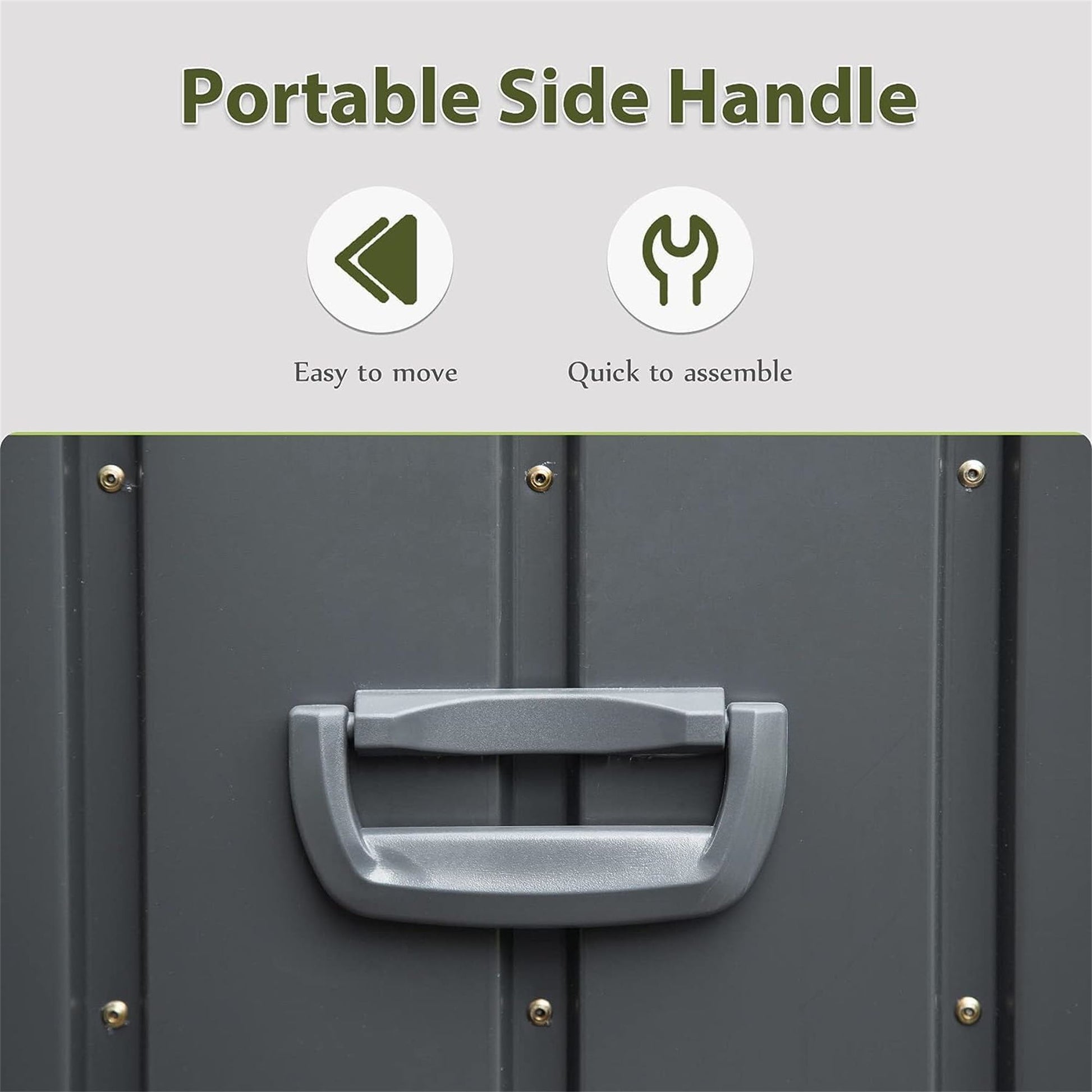 160 Gallon Outdoor Storage Deck Box Waterproof, Large Patio Storage Bin for Outside Cushions, Throw Pillows, Garden Tool image 3