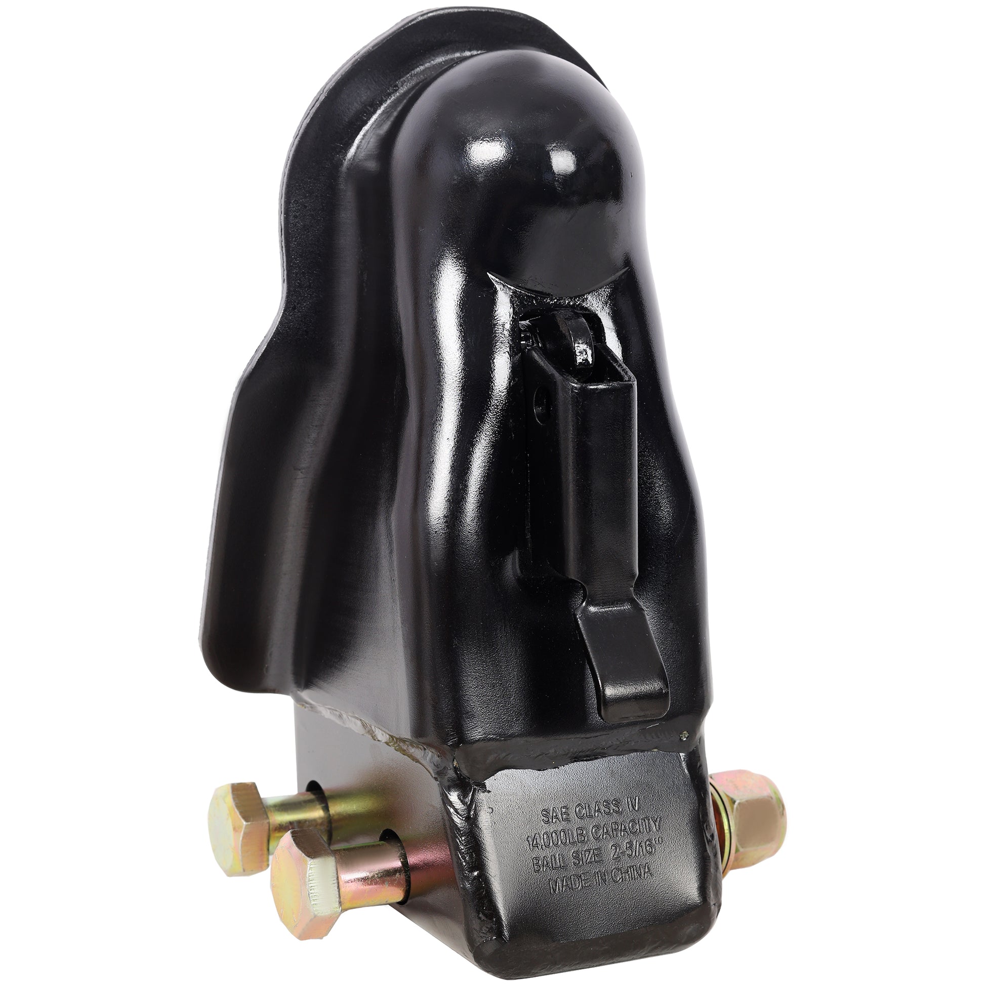 Adjustable Trailer Coupler, 360° Sleeve-Lock 2-5/16 Inch Towing Hitch, 8000 lbs Heavy Duty Steel Coupler, Black Finish for Boat, RV, Utility Trailer and Trucks image 7