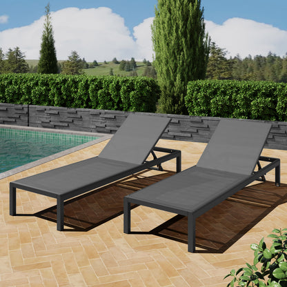 CAPE CORAL KD CHAISE LOUNGE BLK(MP2)(SET OF 2) image 2