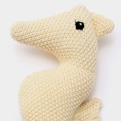 100% Handmade Cotton knitted Soft Seahorse Plush Toy