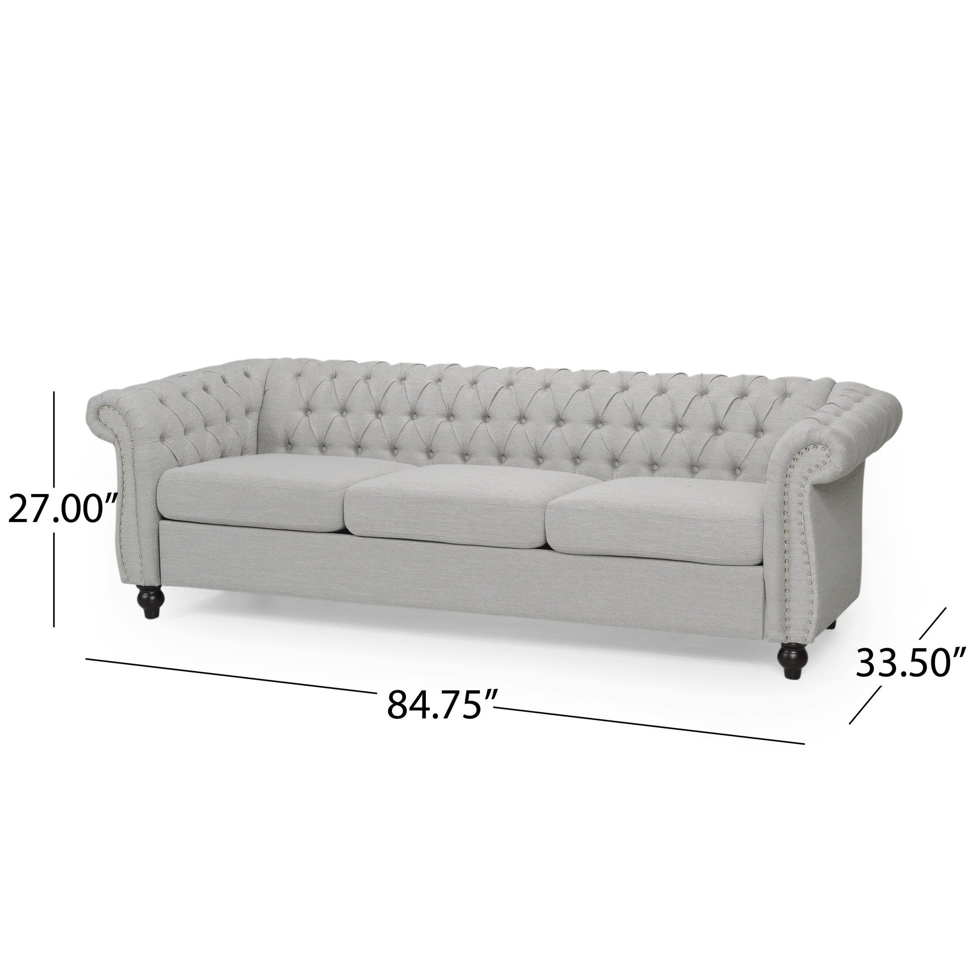 3 Seater Sofa -68014.00FCLOUDGRY image 12