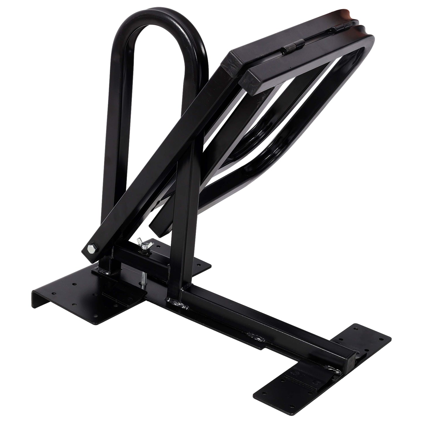 Foldable Pickup Truck Tailgate Two-Step Ladder - Universal Fit. Drilling Hex Screws for Easy Install. Load Capacity: 300 LBS. Serves To Secure Items In Truck Bed image 7