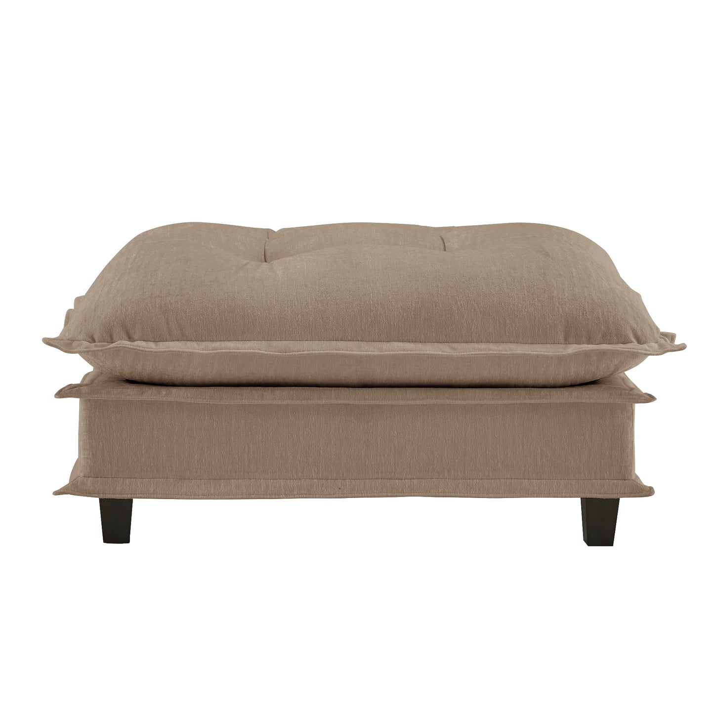 73 Ottoman Chenille- Light Coffee image 1