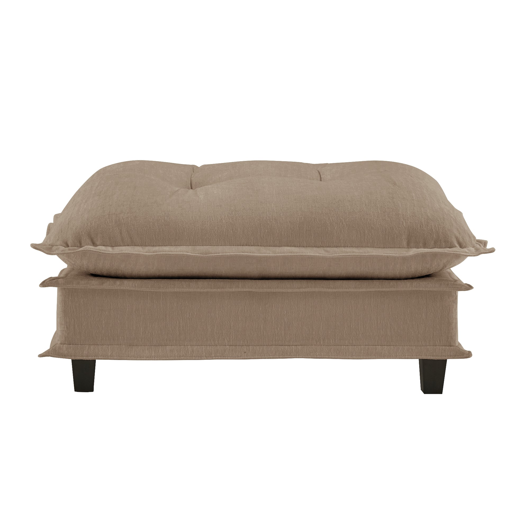 73 Ottoman Chenille- Light Coffee image 1