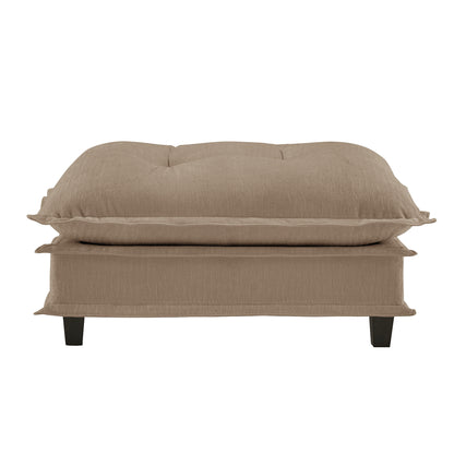 73 Ottoman Chenille- Light Coffee image 1