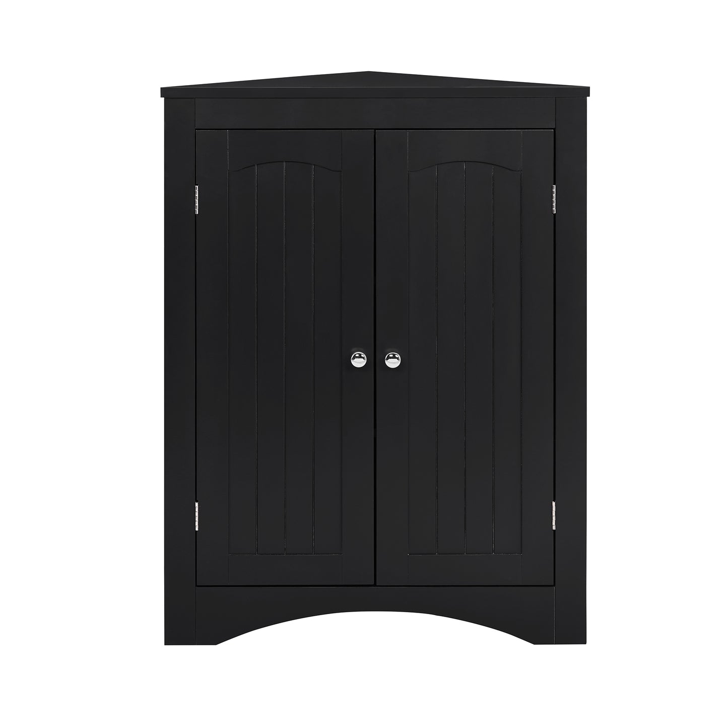 sideboard cabinet,corner cabinet,Bathroom Floor Corner Cabinet with Doors and Shelves, Kitchen, Living Room,Free Standing Storage Cabinet for Bathroom image 4