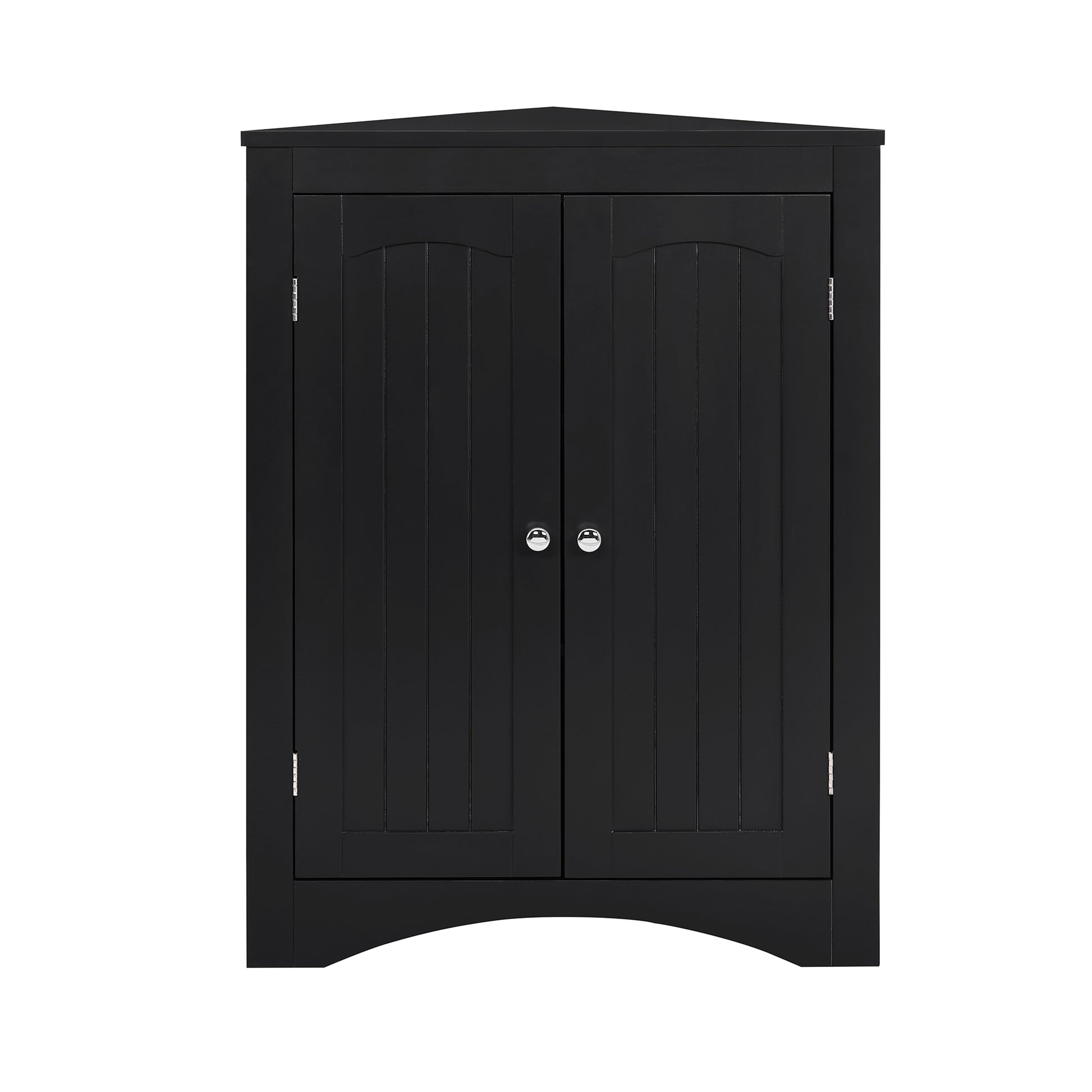 sideboard cabinet,corner cabinet,Bathroom Floor Corner Cabinet with Doors and Shelves, Kitchen, Living Room,Free Standing Storage Cabinet for Bathroom image 4