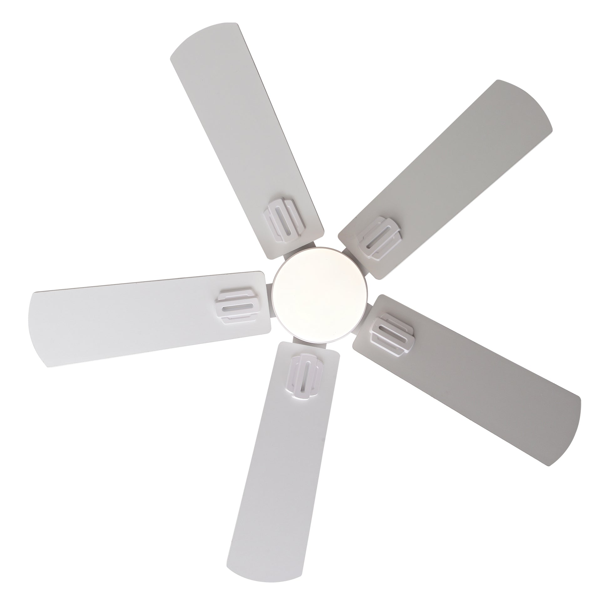 42-inch Ceiling Fan with Light and Remote Control, Low Profile Modern Ceiling Fan for Bedroom, 5 Blades with Dual White & Natural Wood Finish, Dimmable LED Light, Reversible 6-Speed Motor image 7