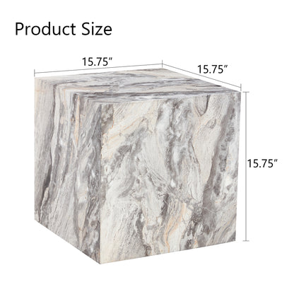 Elevate your living space with this modern MDF coffee table, which showcases gray textured patterns. It is characterized by stylish design. image 4
