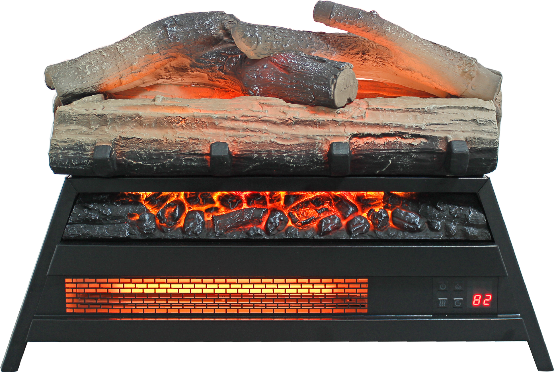 23 inch Electric Fireplace 3D Log set insert, Infrared Fireplace Heater for Indoor image 10