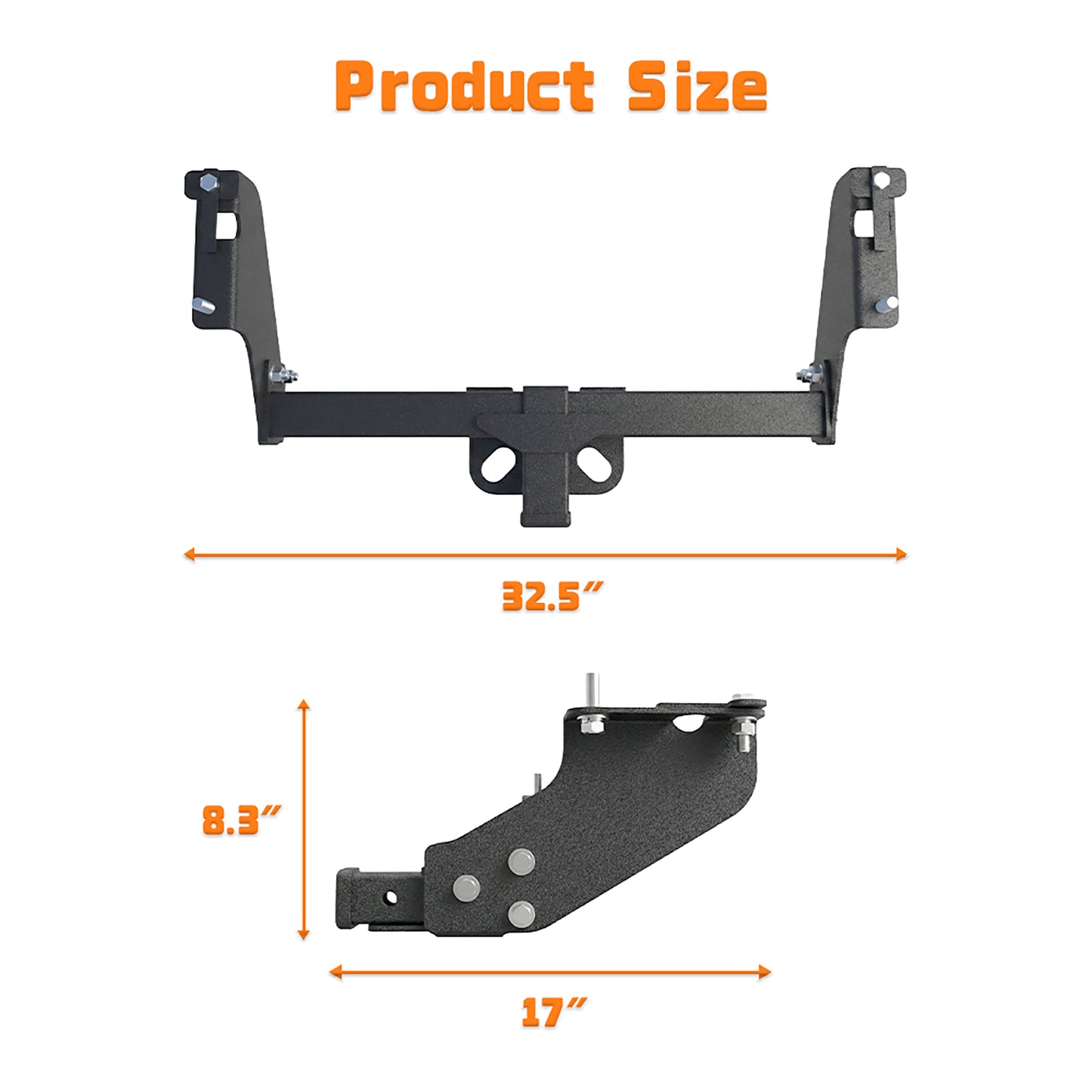 Black Class 3 Tow Trailer Hitch 2 Inch Receiver Compatible with 1983-2011 Ford Ranger / 1994-2009 Mazda B2300 B3000 B4000 Pickup image 6