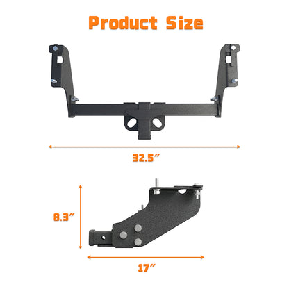 Black Class 3 Tow Trailer Hitch 2 Inch Receiver Compatible with 1983-2011 Ford Ranger / 1994-2009 Mazda B2300 B3000 B4000 Pickup image 6