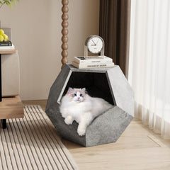 Modern Pet Furniture Cat Carrier Side Table - Multifunctional MDF
