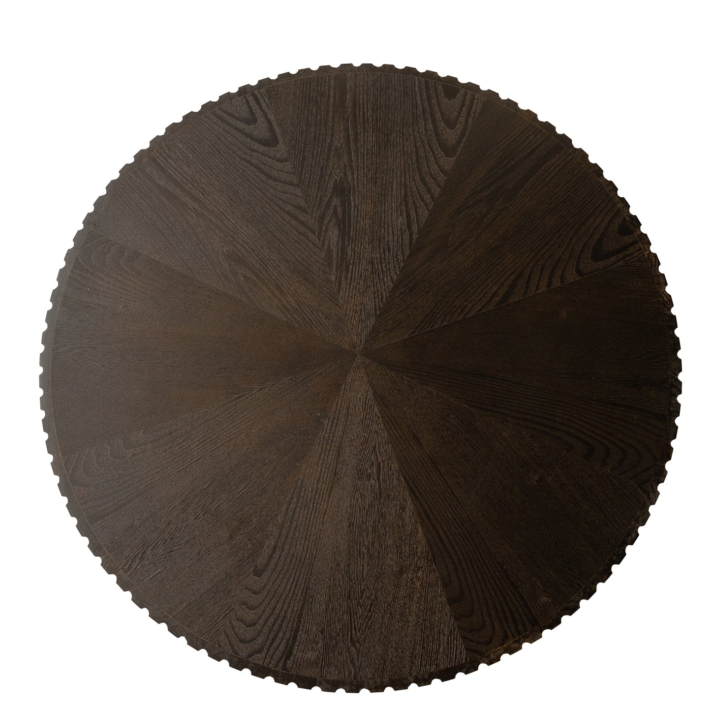 35.4 "Round Retro Coffee Table, Coffee Table Suitable For Coffee and Home Decor, Brown image 10