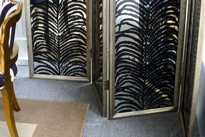 18x73" Room Divider, Herero 4-Panel Decorative Screen image 3