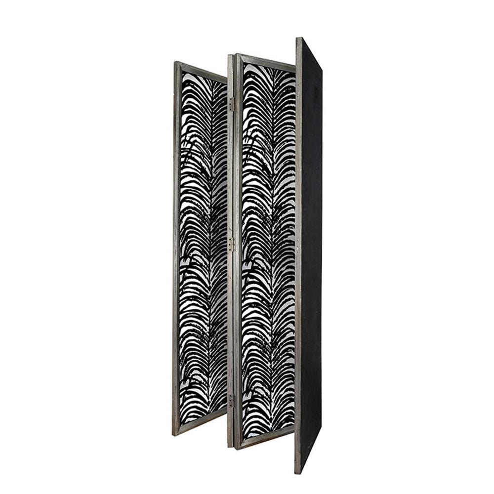 18x73" Room Divider, Herero 4-Panel Decorative Screen image 6