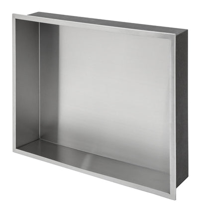 19" x 15" Stainless Steel Shower Niche, Brushed Nickel image 9