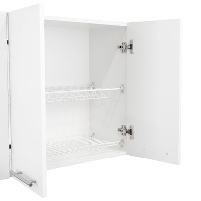 Sitka Wall Cabinet, Two Spacious Divisions, Four Doors image 11