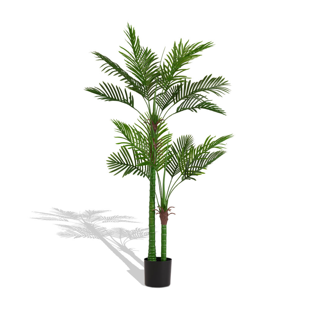 New high-end market indoor leaf simulation 180CM double rod loose tail sunflower 18-leaf pot travelers simulated artificial plants 1pcs/set