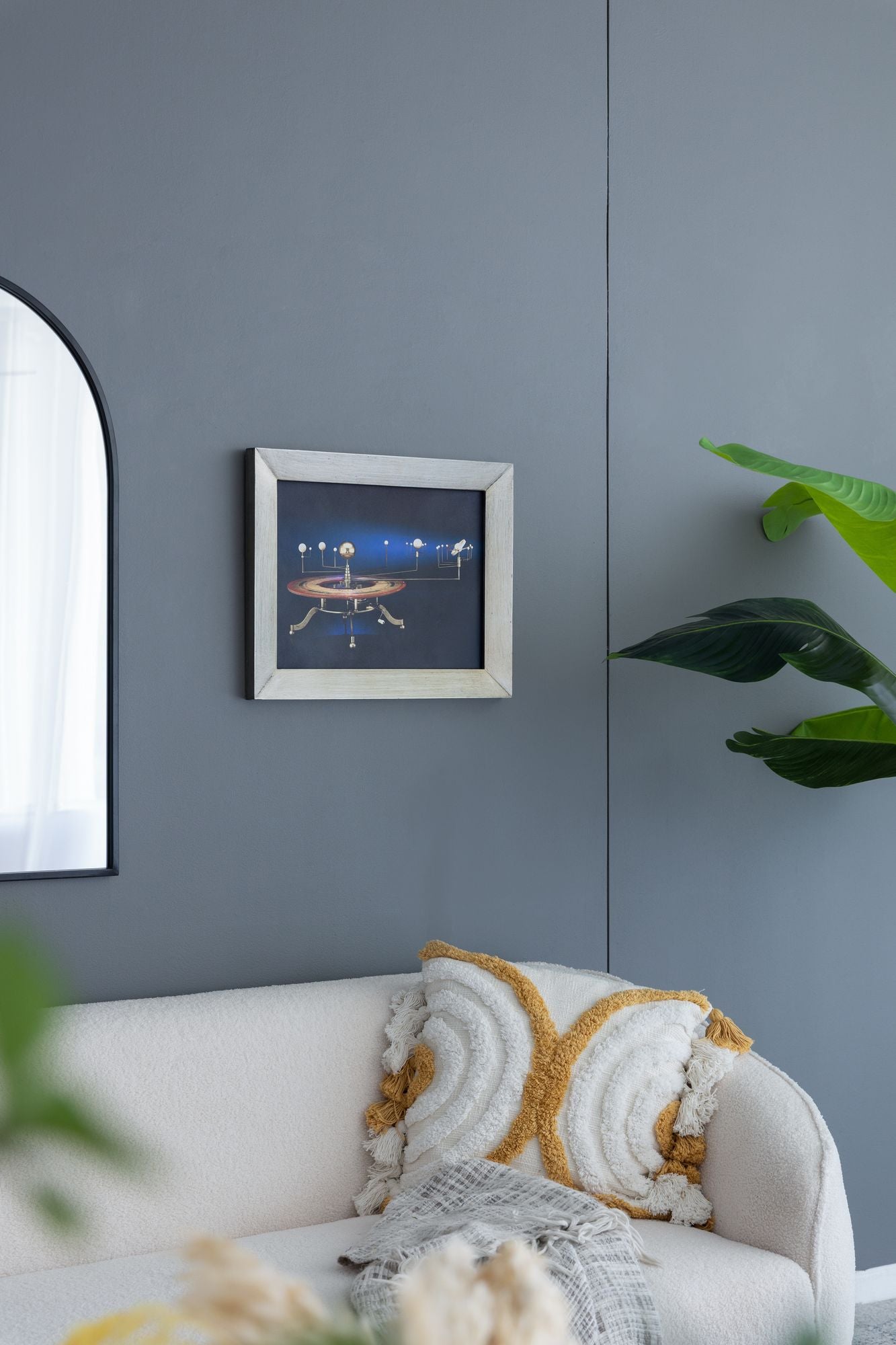 19.5" x 15.5" Rectangular Wall Art with Frame, Home Decor for Living Room Bedroom Office image 1