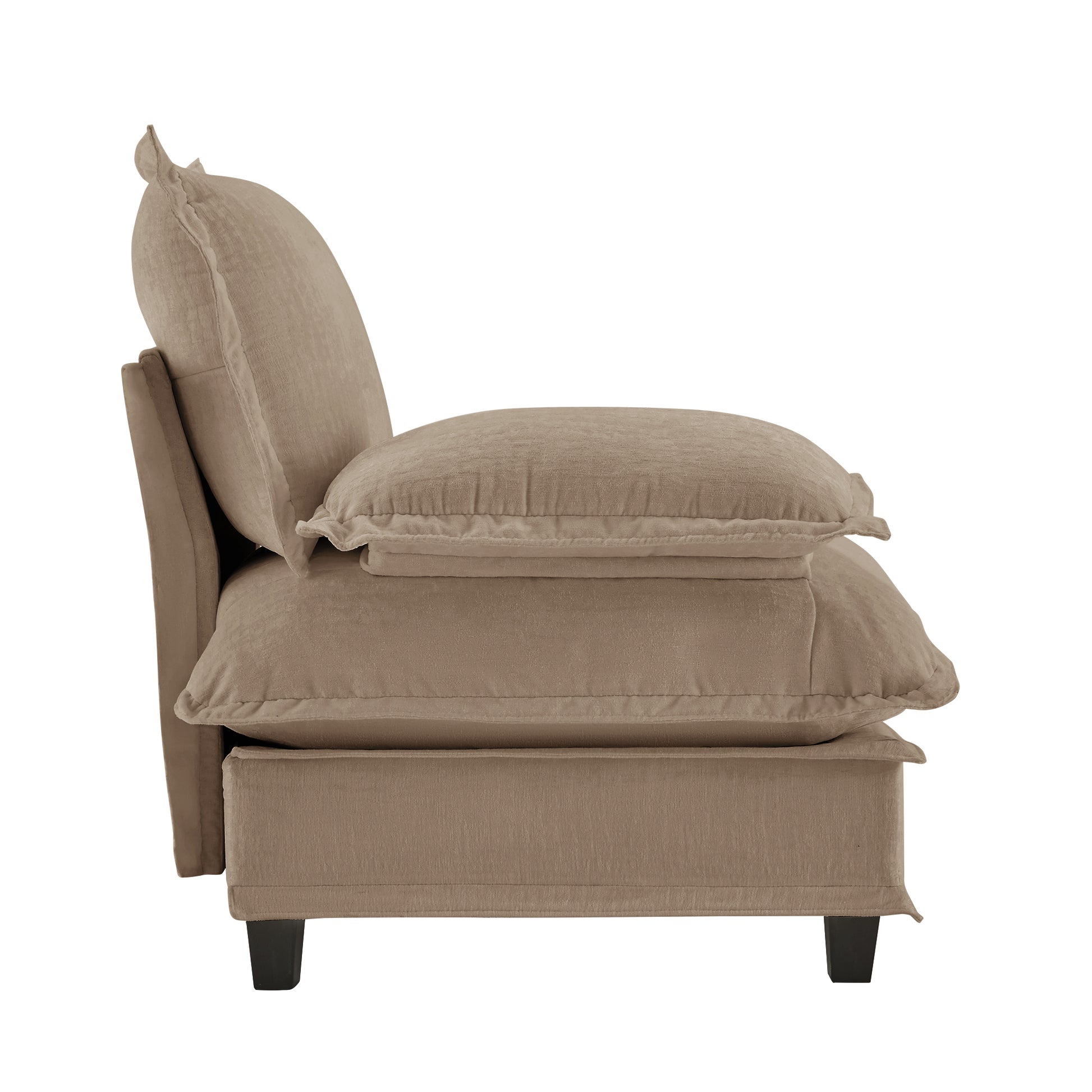 73 LSF Sofa Chenille- Light Brown image 9
