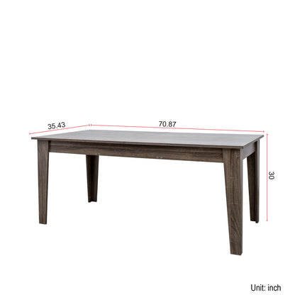 Dining Table, 106.3 in Large Extendable Kitchen Table image 6