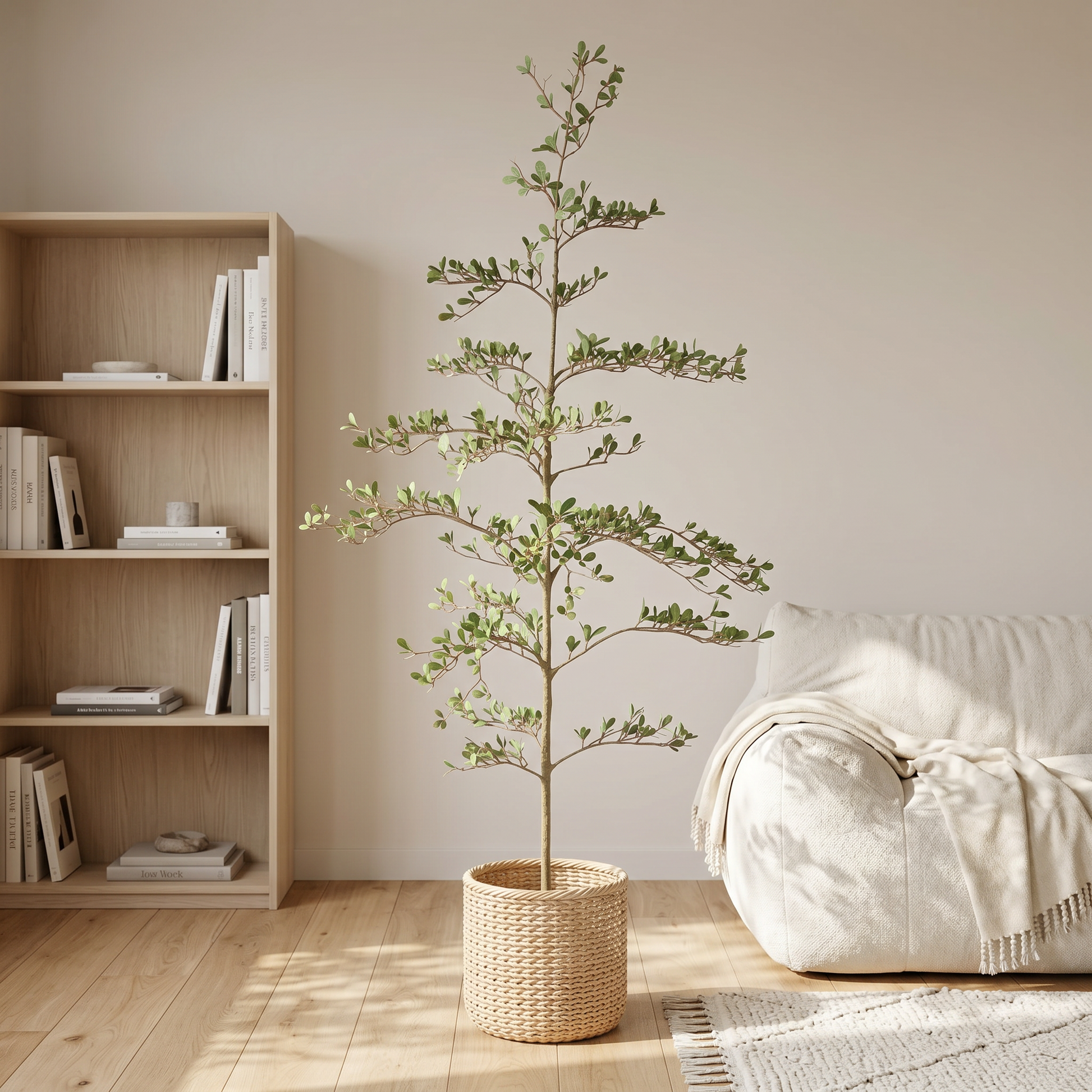 6ft Artificial Olive Tree, Realistic Faux Potted Plant in Black Pot, Indoor & Covered Outdoor Decorative Tree for Living Room and Office, 1pc/set image 1