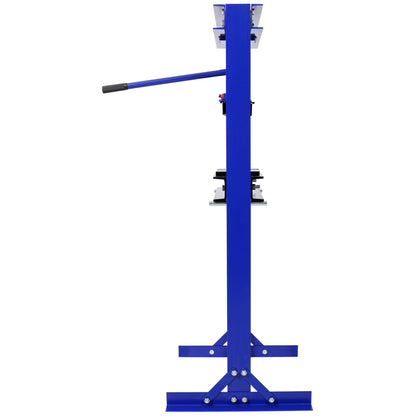 12Ton Bottle Jack Shop Press with Gauge, Bend, Straighten, or Press Parts, Install Bearings, U-Joints, Bushings, Ball Joints, and Pulleys,Blue image 7