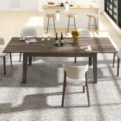Dining Table, 106.3 in Large Extendable Kitchen Table image 3