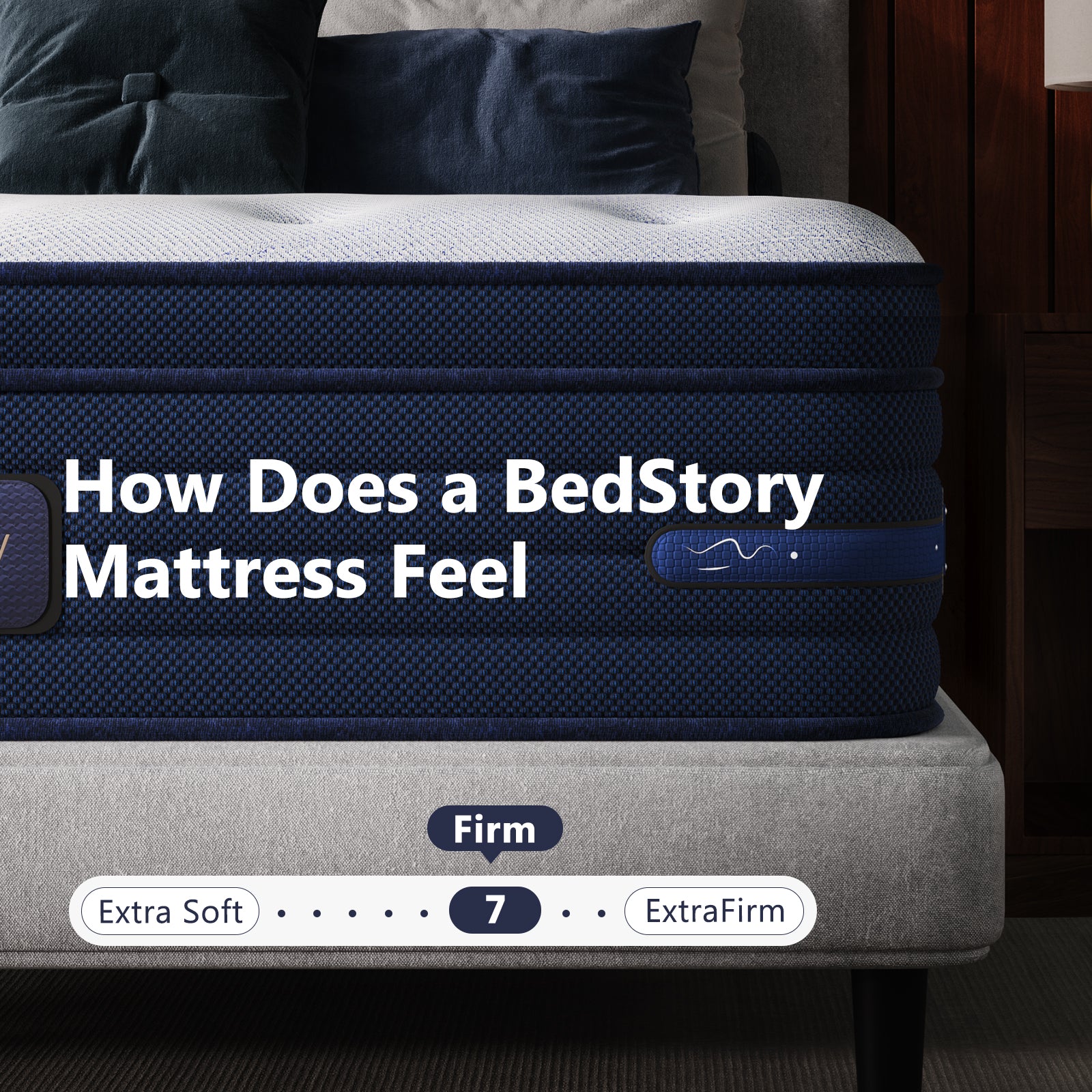 Bedstory Spine Align 13" King Firm Pressure Relieving Cooling Hybrid Mattress with Instant Touch Cooling Fabric, 360° Airflow Circulation & Air Boost Comfort Foam image 4