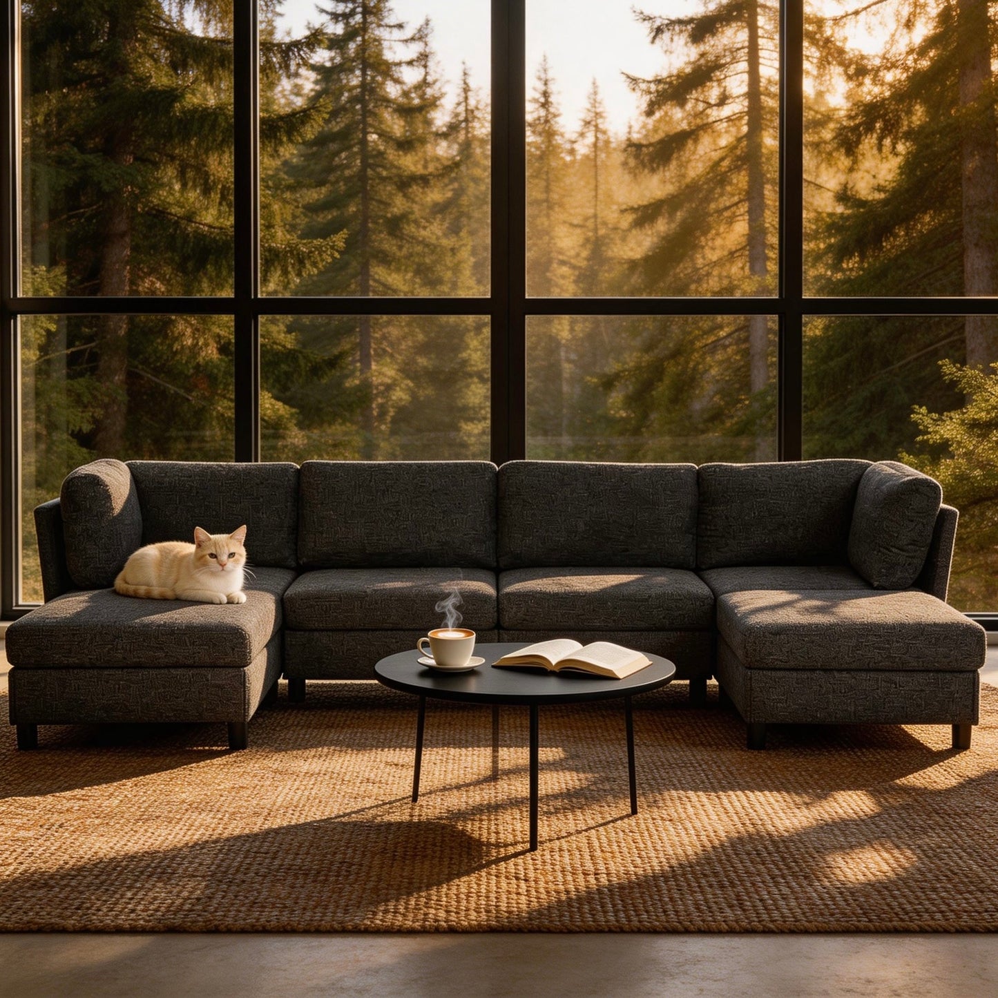 Modern Modular Corner Sofa - Freely Configurable with image 6