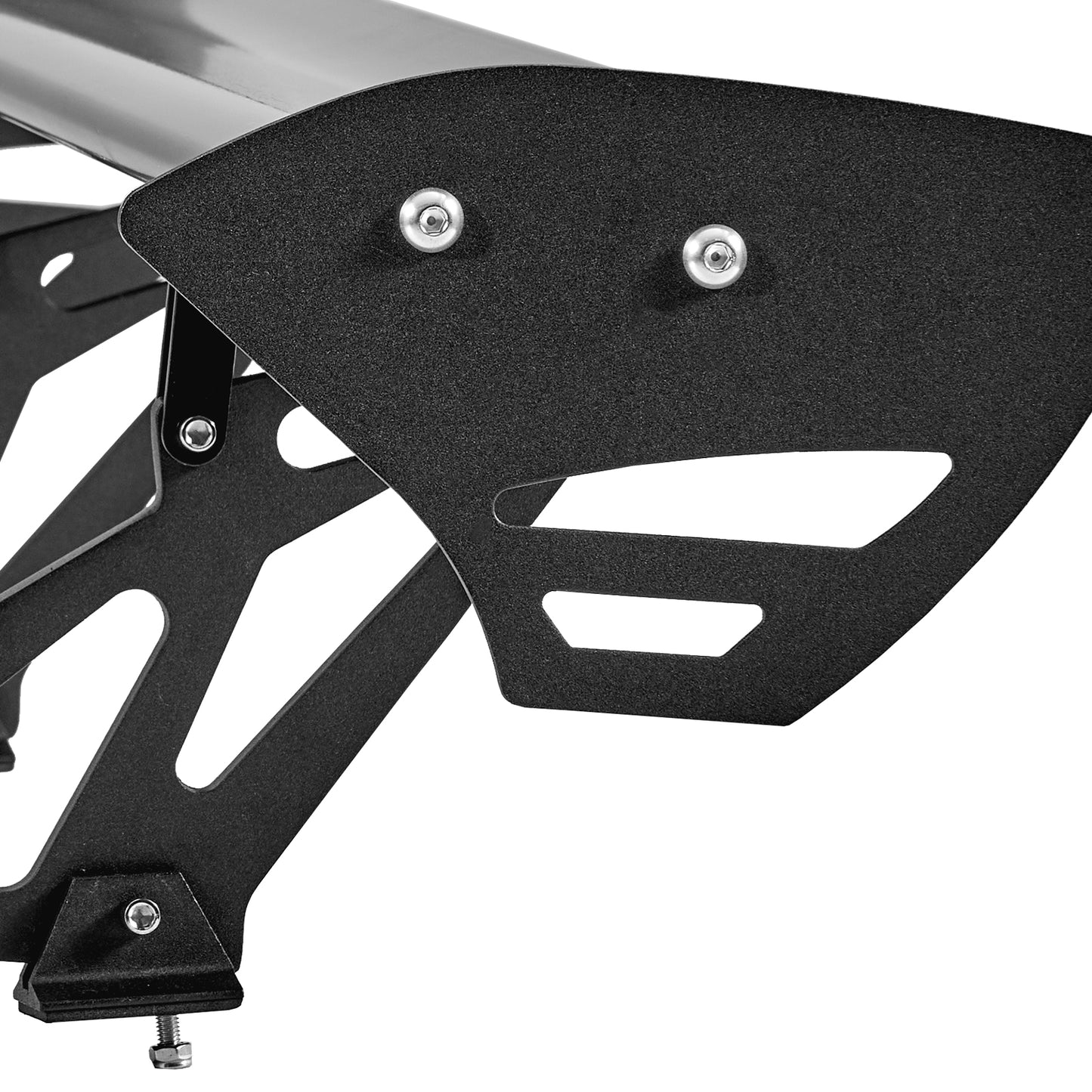 GT Wing Car Spoiler, 43.3 inch Universal Spoiler with Single Deck, Adjustable Lightweight Aluminum, Car Rear Spoiler Wing, Racing Spoiler BGW/JDM Drift Black image 4