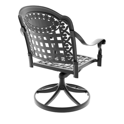 Cast Aluminum Swivel Rocking Chair Set of 2 image 6