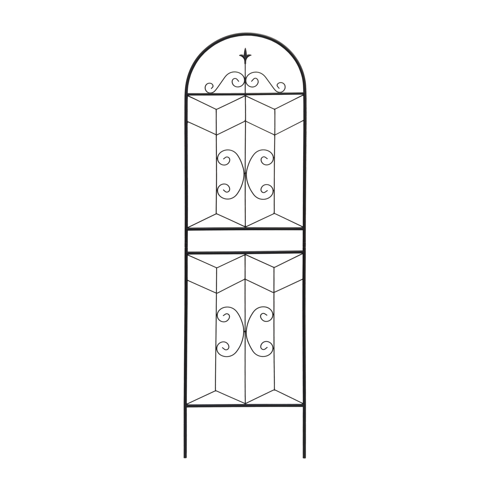 4 Pack Metal Garden Trellis 71" x 19.7" Rustproof Trellis for Climbing Plants Outdoor Flower Support Black image 4