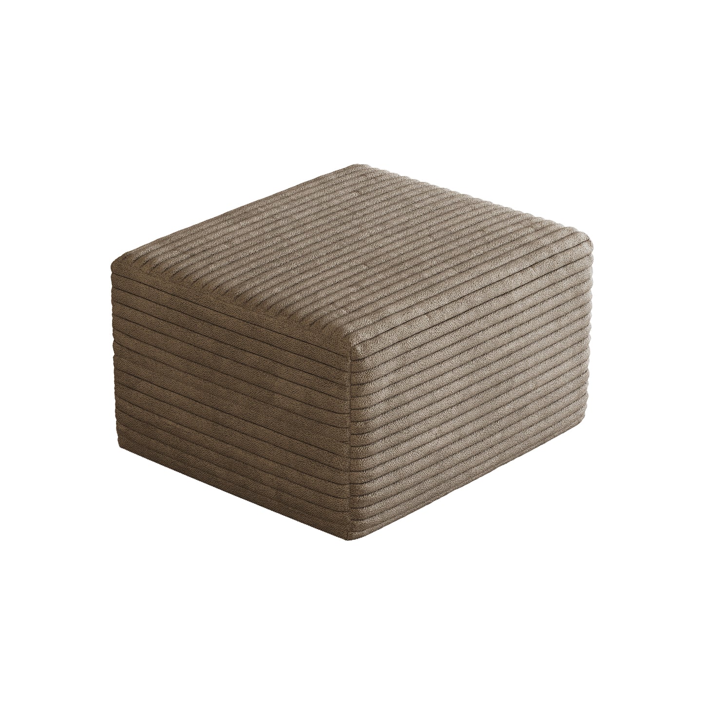 Sofa ottoman,No Assembly Required,Camel(Plush Corduroy Fabric) image 7