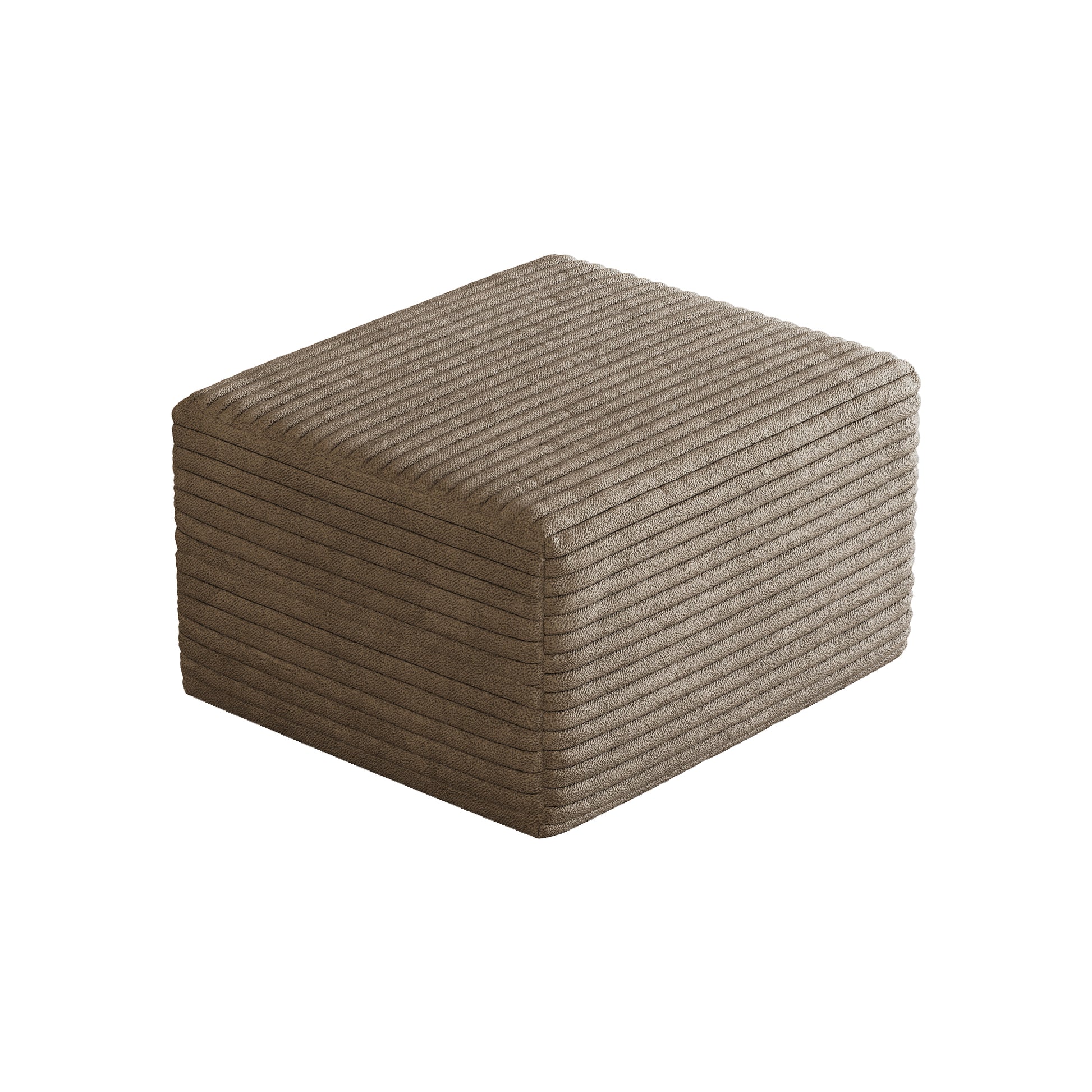 Sofa ottoman,No Assembly Required,Camel(Plush Corduroy Fabric) image 7