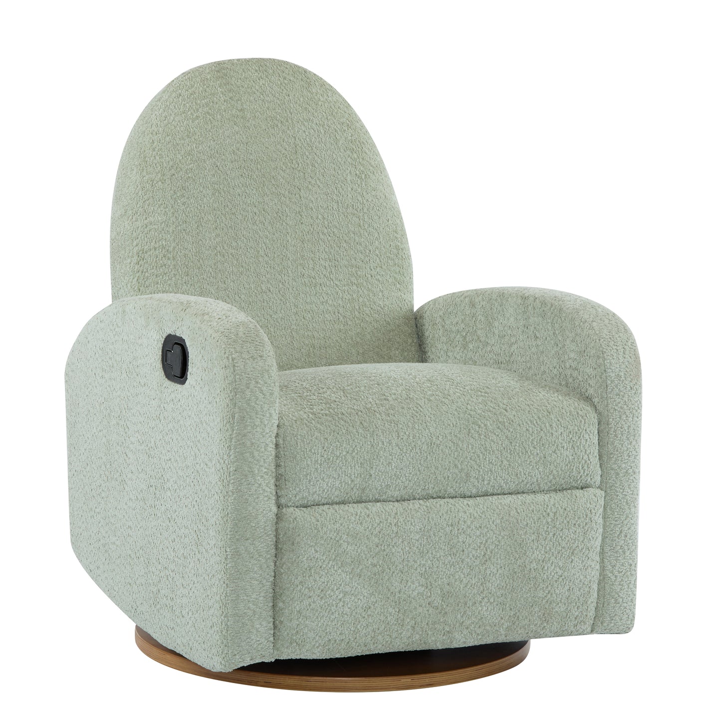 360 Swivel and Glider Recliner Chair-Light Green image 1