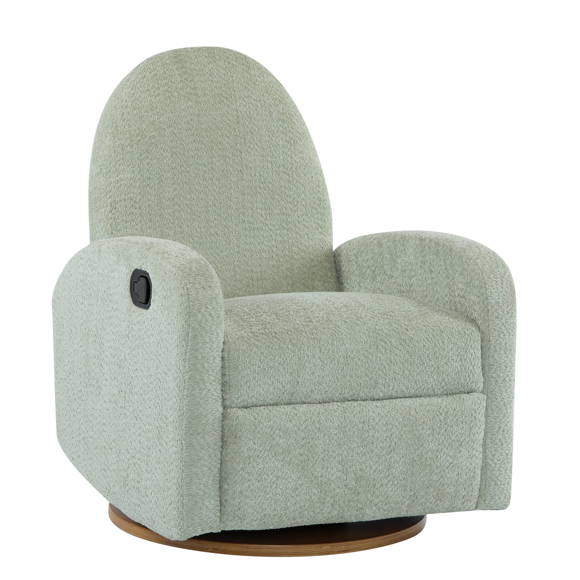 360 Swivel and Glider Recliner Chair-Light Green image 1
