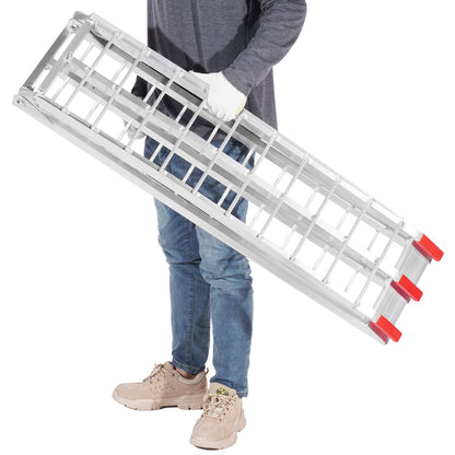 Aluminum Ramp 1500 LBS Foldable Loading Ramps for Pickup Trucks Bed 2 PCS image 9