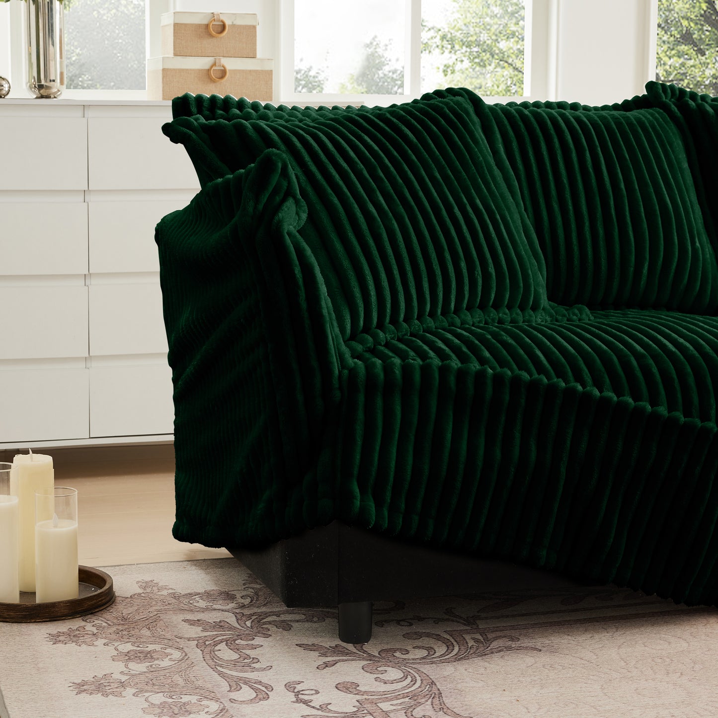 Koala Sofa LSF W/1 Pillow -Green image 6