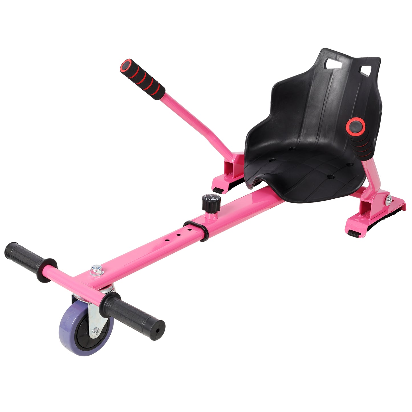 Hoverboard Seat Attachment Go-Kart,Fits 6.5" 8"10" Hoverboards,Sturdy Adjustable Off-Road Frame,Hover Cart for Family Fun,not include Hoverboard,Pink image 7