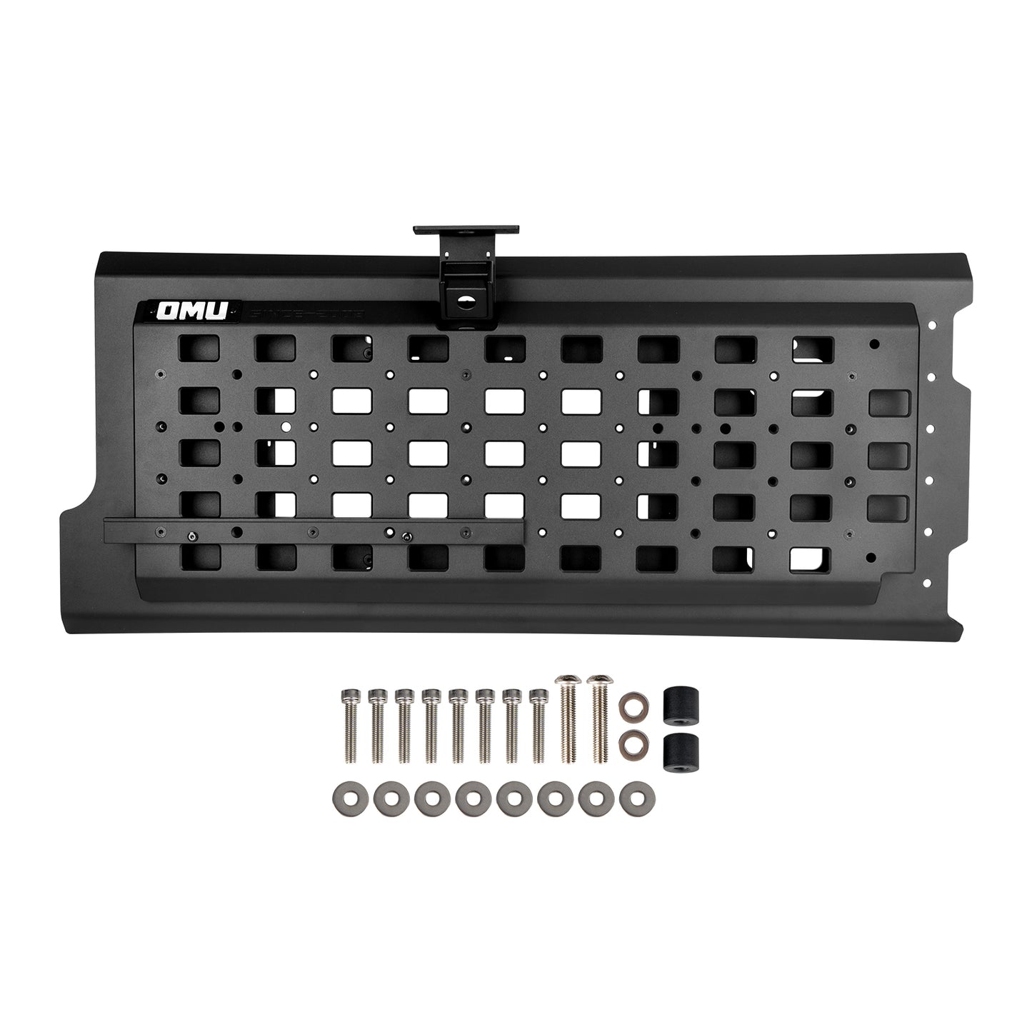 OMU Genesis Series Multi-Function Tailgate Expansion Panel For 2018+ Jeep Wrangler JL - Heavy-Duty Aluminum MOLLE Panel, Corrosion Resistant, No-Drill Installation, Off-Road Storage Organizer image 11