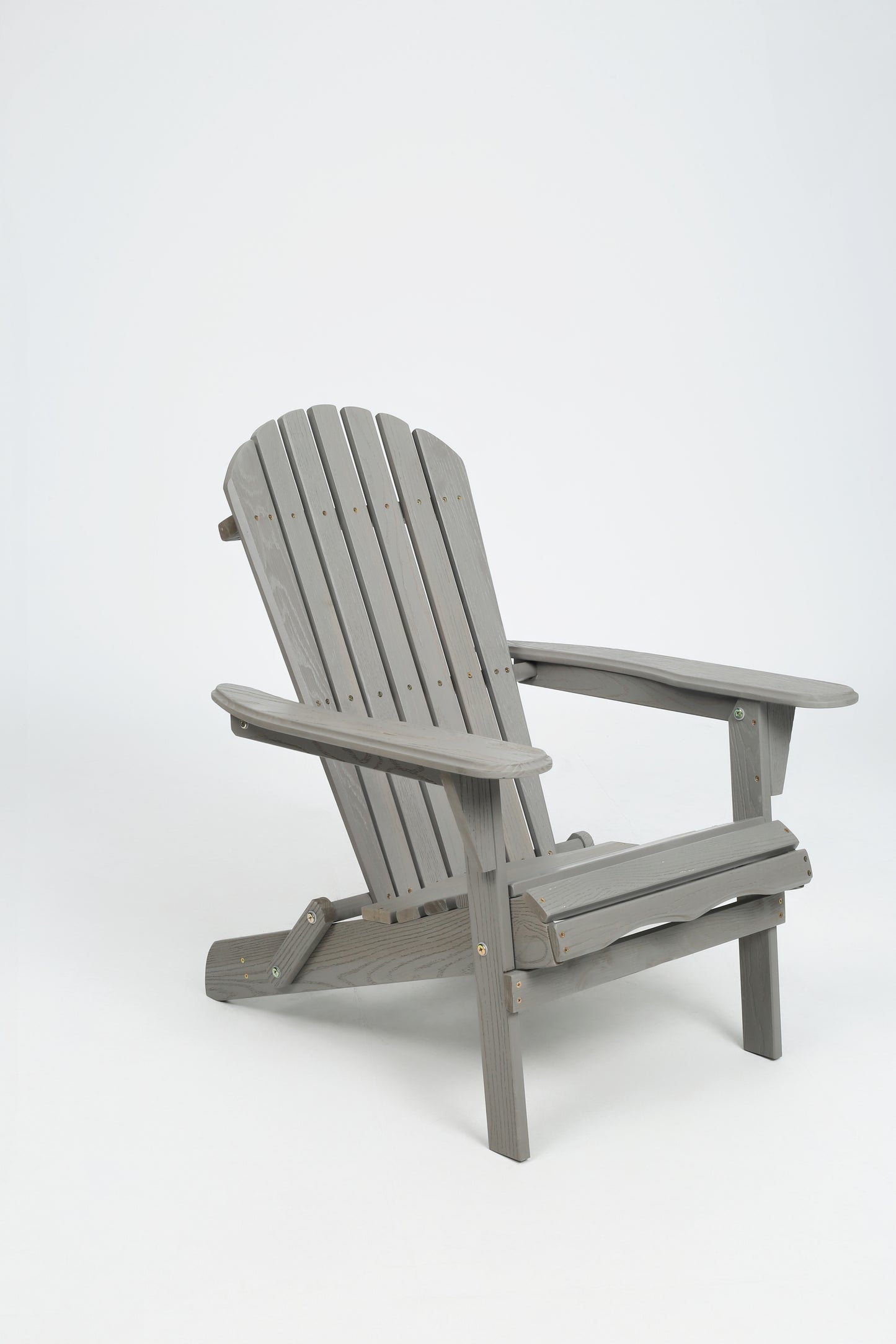 Wood Lounge Patio Chair for Garden Outdoor Wooden Folding Embossed Adirondack Chair Set of 2 Solid Cedar Wood Lounge Patio Chair with Wood Grain image 9