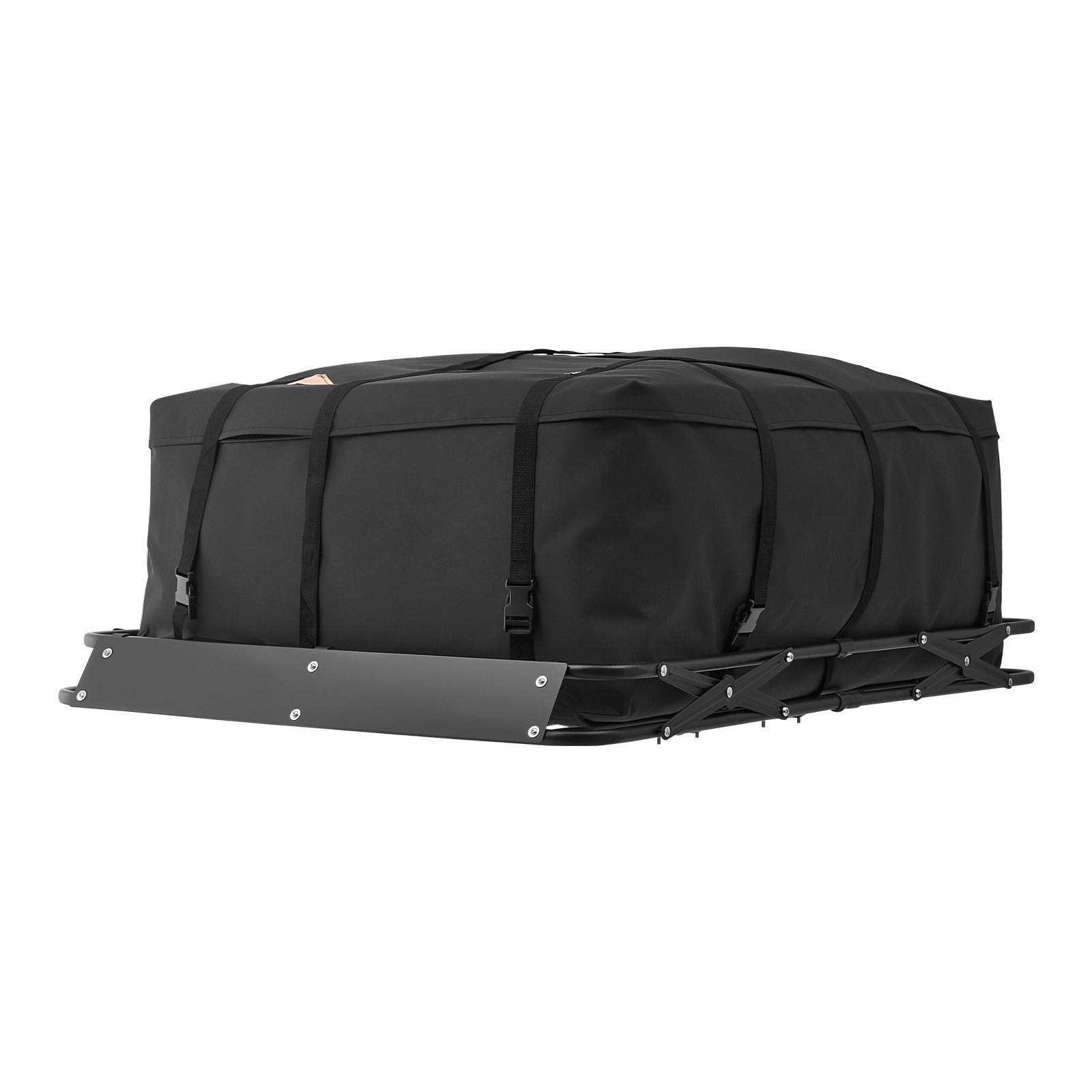 Roof Rack Cargo Basket, 51 x 36 x 4 in, Heavy Duty Roof Top Carrier Basket with Folding Design, 200 lbs Capacity, All-Weather Easy-Install Car Top Luggage Holder, Universal Fit for SUV Truck Car image 4